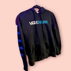 Vans black and blue woman’s small hoodie